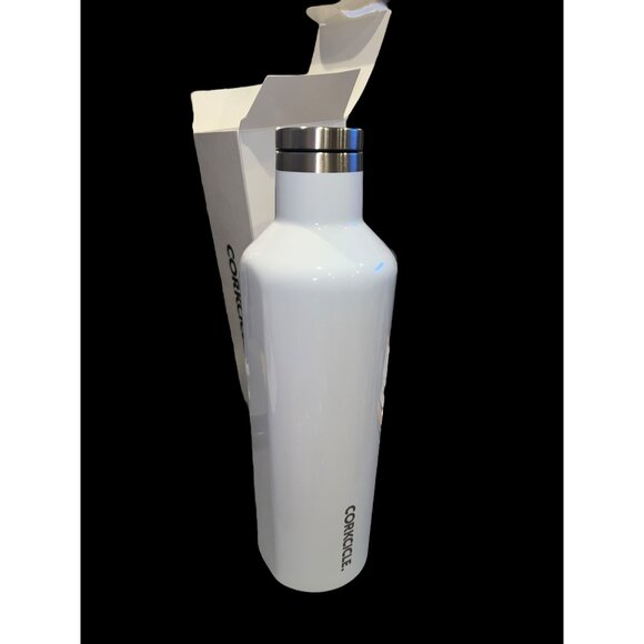 New‎ Corkcicle 16 OZ White Canteen Stainless Steel With Company Logo Drink Well - Picture 6 of 8